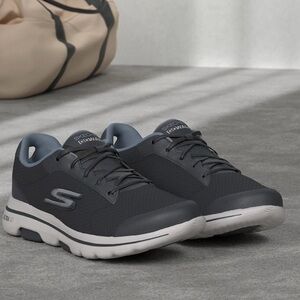 Skechers Mens Gowalk 5 Athletic Mesh Lace Up Performance Sneakers Size 12